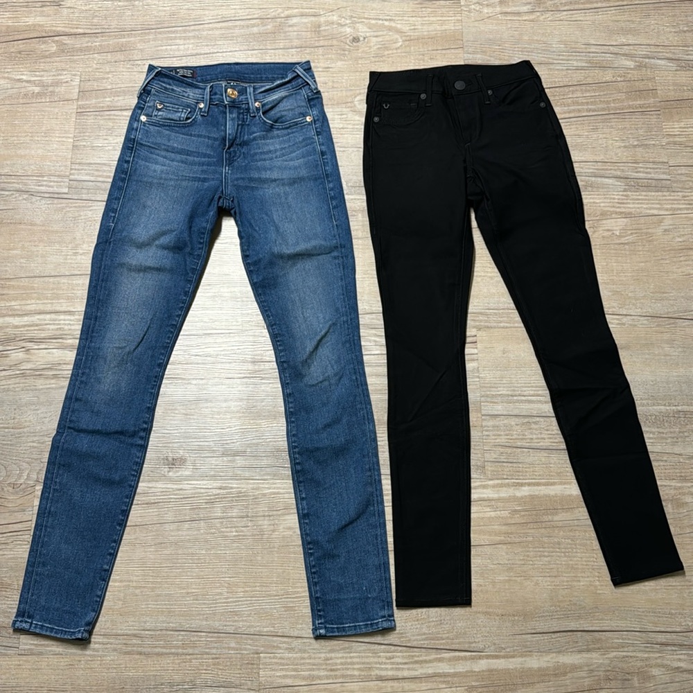 True Religion: Halle (Super Skinny). Selling as a Pack. 2 for 1 Deal!